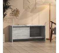 vidaXL TV Cabinet Grey Sonoma 90x35x40 cm Engineered Wood