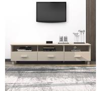 vidaXL TV Cabinet HAMAR Honey Brown 158x40x40 cm Solid Wood Pine UK NEW