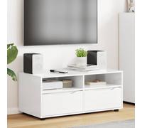 vidaXL TV Cabinet High Gloss White 100 x 48 x 43 cm Engineered Wood