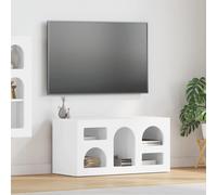 vidaXL TV Cabinet ELST 80 x 35 x 40 cm High Gloss White, White