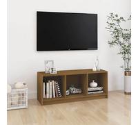 Vidaxl Tv Cabinet Honey Brown 104X33X41 Cm Solid Pinewood