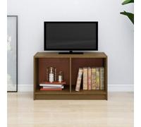 vidaXL TV Cabinet Honey Brown 70x33x42 cm Solid Pinewood NEW