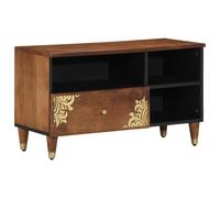 vidaXL TV Cabinet Honey Brown 80 x 33 x 46 cm Solid Mango Wood