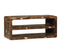 vidaXL TV Cabinet Multicolour 80 x 32 x 36 cm Solid Reclaim wood