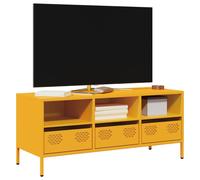 vidaXL TV Cabinet Mustard Yellow 101.5x39x43.5 cm Cold-rolled Steel