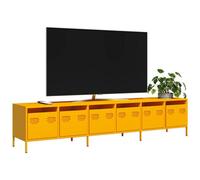 Vidaxl Tv Cabinet Mustard Yellow 202X39X43.5 Cm Cold-Rolled Steel