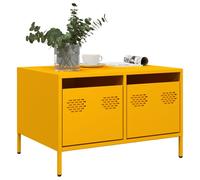 vidaXL TV Cabinet Mustard Yellow 68x50x43.5 cm Cold-rolled Steel, Yellow