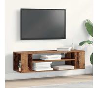 vidaXL TV Cabinet 100 x 30 x 26.5 cm Old wood Engineered Wood, Brown