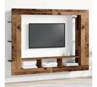 vidaXL TV Cabinet Old wood 152 x 22 x 113 cm Engineered wood