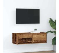 vidaXL TV Cabinet Old Wood 80x31x25.5 cm Engineered Wood