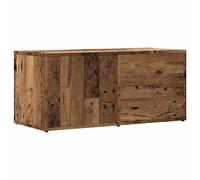 vidaXL TV Cabinet Old Wood 80x34x35.5 cm Engineered Wood TV stand TV sideboard