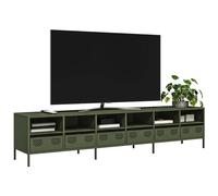vidaXL TV Cabinet Olive Green 202x39x43.5 cm Cold-rolled Steel