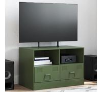 vidaXL TV Cabinet Olive Green 67x39x44 cm Steel