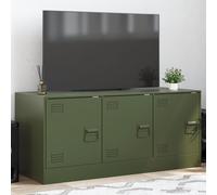 Vidaxl Tv Cabinet Olive Green 99X39X44 Cm Steel