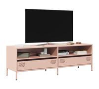 vidaXL TV Cabinet Pink 135x39x43.5 cm Cold-rolled Steel