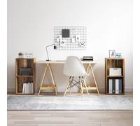 vidaXL TV Cabinet Set 2 pcs Old Wood 72 x 35 x 36.5 cm Engineered Wood