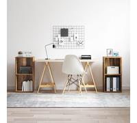 vidaXL TV Cabinet Set 2 pcs Old Wood 72 x 35 x 36.5 cm Engineered Wood