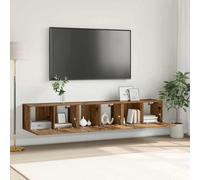 vidaXL TV Cabinet Set 3 pcs Brown 60 x 30 x 30 cm Engineered Wood