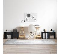 vidaXL TV Cabinet Set 4 pcs Black 37 x 35 x 37.5 cm Engineered Wood