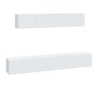 vidaXL TV Cabinet Set 4 Piece Living Room Sideboard Entertainment Centre TV Cons