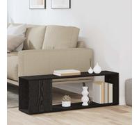 vidaXL TV Cabinet Set Black 100 x 24 x 63 cm Engineered Wood
