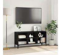 vidaXL TV Cabinet Set Black 103.5 x 30 x 50 cm Engineered Wood