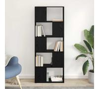 vidaXL TV Cabinet Set Black 60 x 24 x 156 cm Engineered Wood