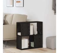 vidaXL TV Cabinet Set Black 60 x 24 x 63 cm Engineered Wood