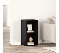 vidaXL TV Cabinet Set Black 72 x 35 x 37 cm Engineered Wood