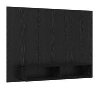 vidaXL TV Cabinet Set Black Oak 120 x 23.5 x 90 cm Engineered Wood, Living Room