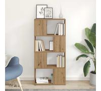 vidaXL TV Cabinet Set Brown 60 x 24 x 125.5 cm Engineered Wood