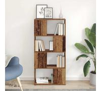 vidaXL TV Cabinet Set Brown 60 x 24 x 125.5 cm Engineered Wood