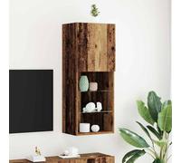 vidaXL TV Cabinet Set Old Wood 40.5 x 30 x 102 cm Engineered Wood