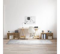 vidaXL TV Cabinet Set Wall-mounted 2 pcs Artisan Oak 37 x 35 x 72 cm