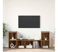 TV Cabinet Set 3 Piece TV Stand Plasma Cabinet Chipboard Multi Colours vidaXL