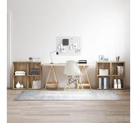 vidaXL TV Cabinet Set 4 pcs Artisan Oak Engineered Wood - Cream, Cream