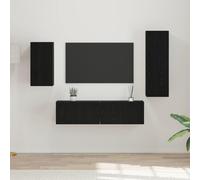 TV Cabinet Set 4 Piece Engineered Wood Furniture Multi Colours/Sizes vidaXL