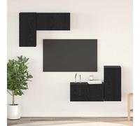 TV Cabinet Set 4 Piece Engineered Wood Home Stand Multi Colours/Sizes vidaXL