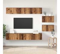 8x TV Cabinets Chipboard Living Room Furniture TV Unit Multi Colours vidaXL