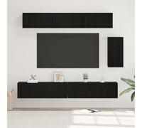 TV Cabinet Set Engineered Wood Multi Colours 100x30x30 cm/60x30x30 cm vidaXL