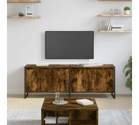vidaXL TV Cabinet 140 x 36 x 49.5 cm Smoke Oak Engineered Wood, Brown
