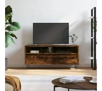 vidaXL TV Cabinet TV Unit Media Cabinet TV Stand Smoked Oak Engineered Wood