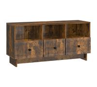 vidaXL TV Cabinet Smoked Oak 102 x 34.5 x 50 cm Engineered Wood