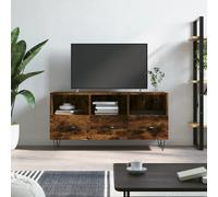 vidaXL TV Cabinet TV Unit Media Cabinet TV Stand Smoked Oak Engineered Wood