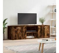 vidaXL TV Cabinet TV Stand Media Cabinet TV Unit Smoked Oak Engineered Wood