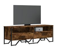 vidaXL TV Cabinet Smoked Oak 122x34x41 cm Engineered Wood