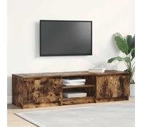 Vidaxl Tv Cabinet Smoked Oak 140X40X35.5 Cm Engineered Wood