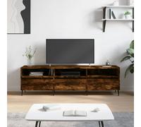 Vidaxl Tv Cabinet Smoked Oak 150X30X44.5 Cm Engineered Wood