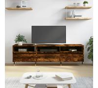 vidaXL TV Cabinet TV Unit Media Cabinet TV Stand Smoked Oak Engineered Wood