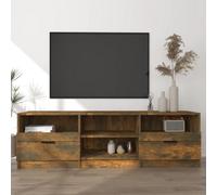 Vidaxl Tv Cabinet Smoked Oak 150X33.5X45 Cm Engineered Wood